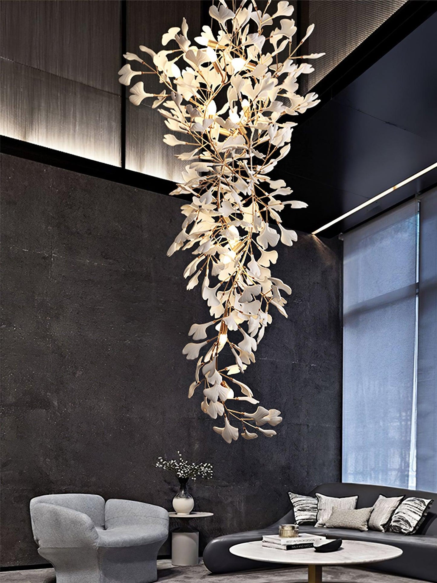 Gingko Long Branch Pendant light Chandelier