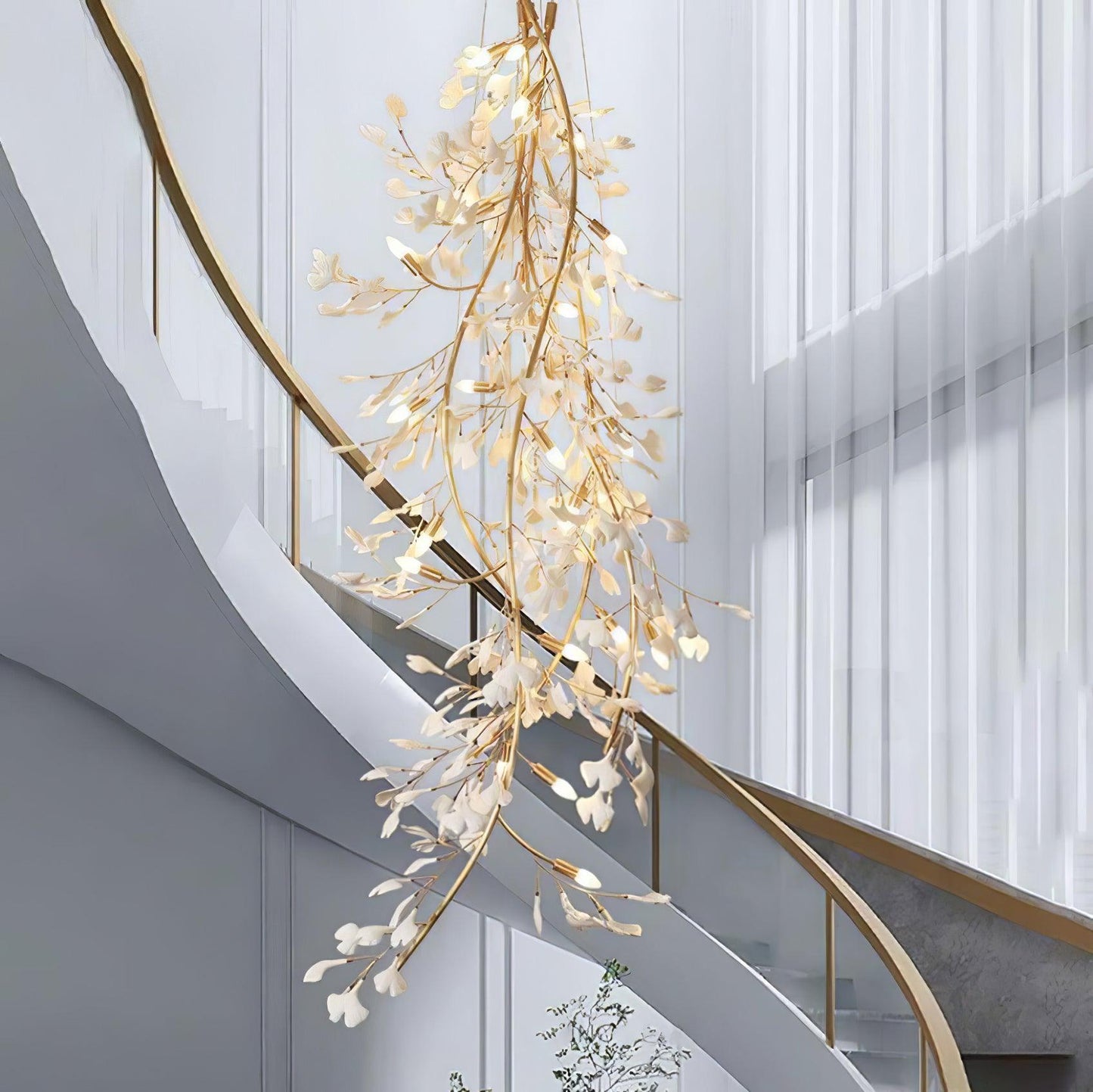 Gingko Long Branch Pendant light Chandelier