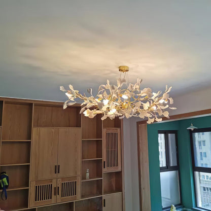 Gingko Candelabrum Chandelier B