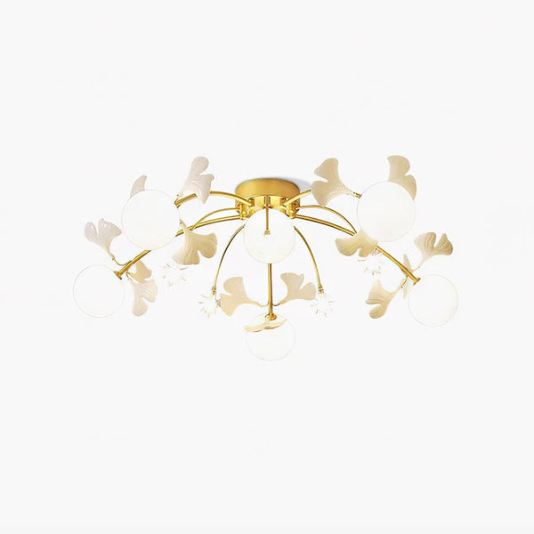 Ginkgo Glass Overhead light Ceiling Lamp