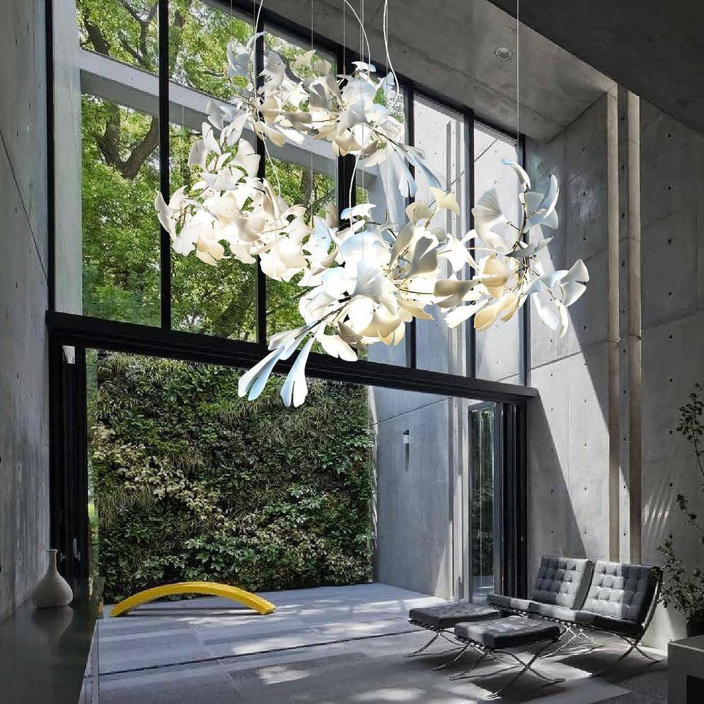 Gingko Ceiling fixture Chandelier E