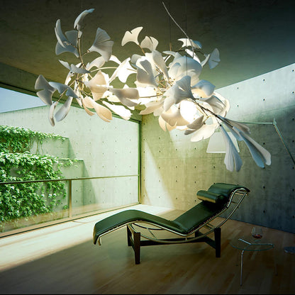 Gingko Ceiling fixture Chandelier E