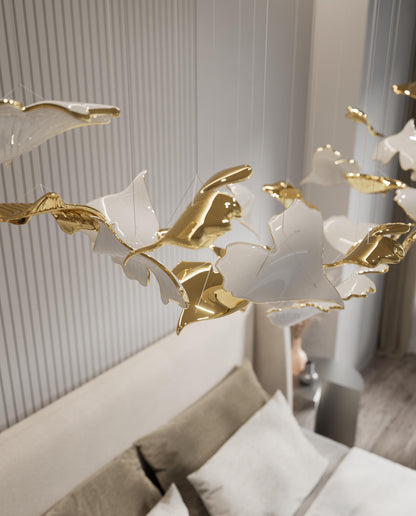 Ginkgo Tree Ceiling fixture Chandelier