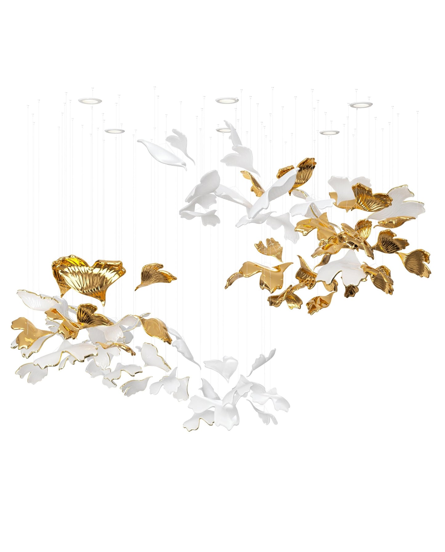 Ginkgo Tree Ceiling fixture Chandelier