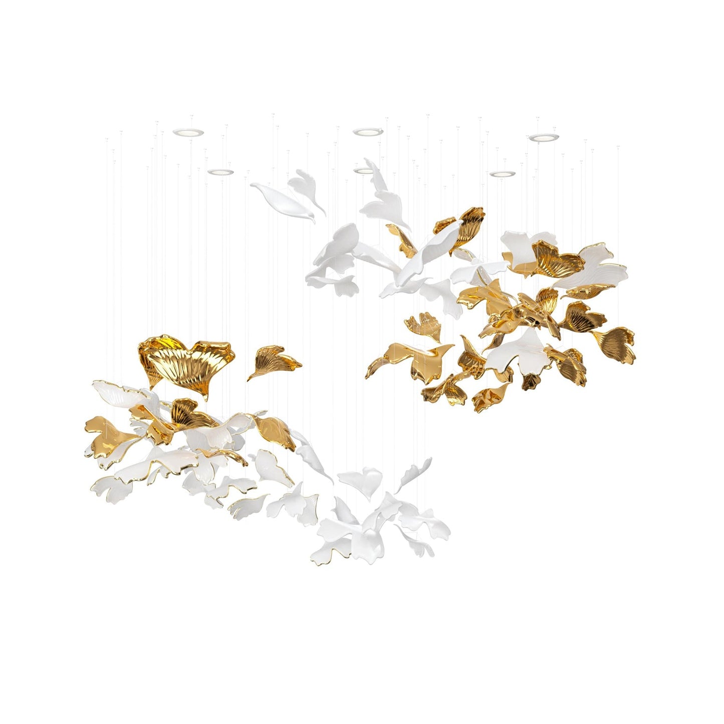 Ginkgo Tree Ceiling fixture Chandelier