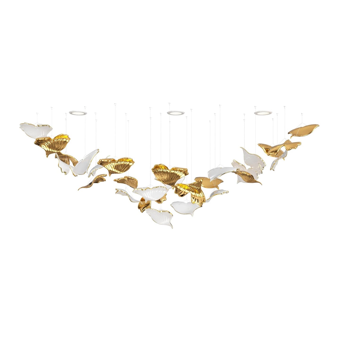 Ginkgo Tree Ceiling fixture Chandelier