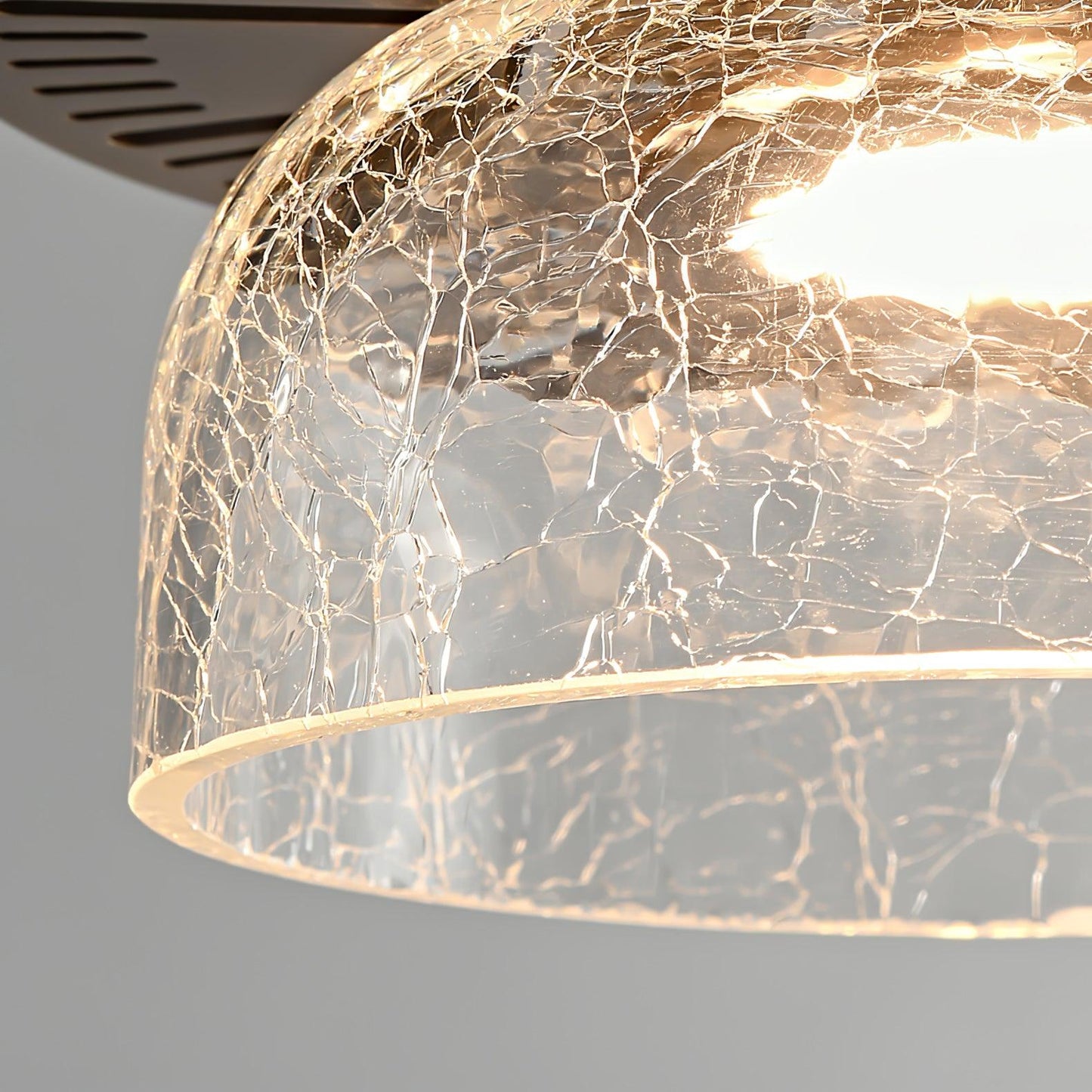 Glacier Crackle Glass Droplight Pendant Lamp