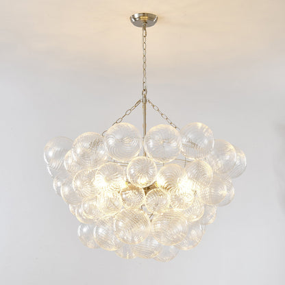 Glass Ball Bubbles Electrolier Chandelier