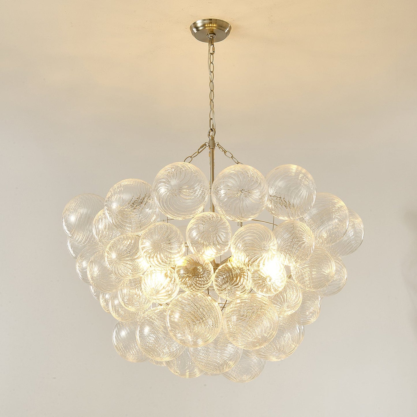 Glass Ball Bubbles Electrolier Chandelier