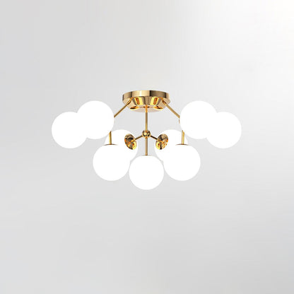 Glass Balls Cluster Ceiling-mounted light Ceiling Lamp