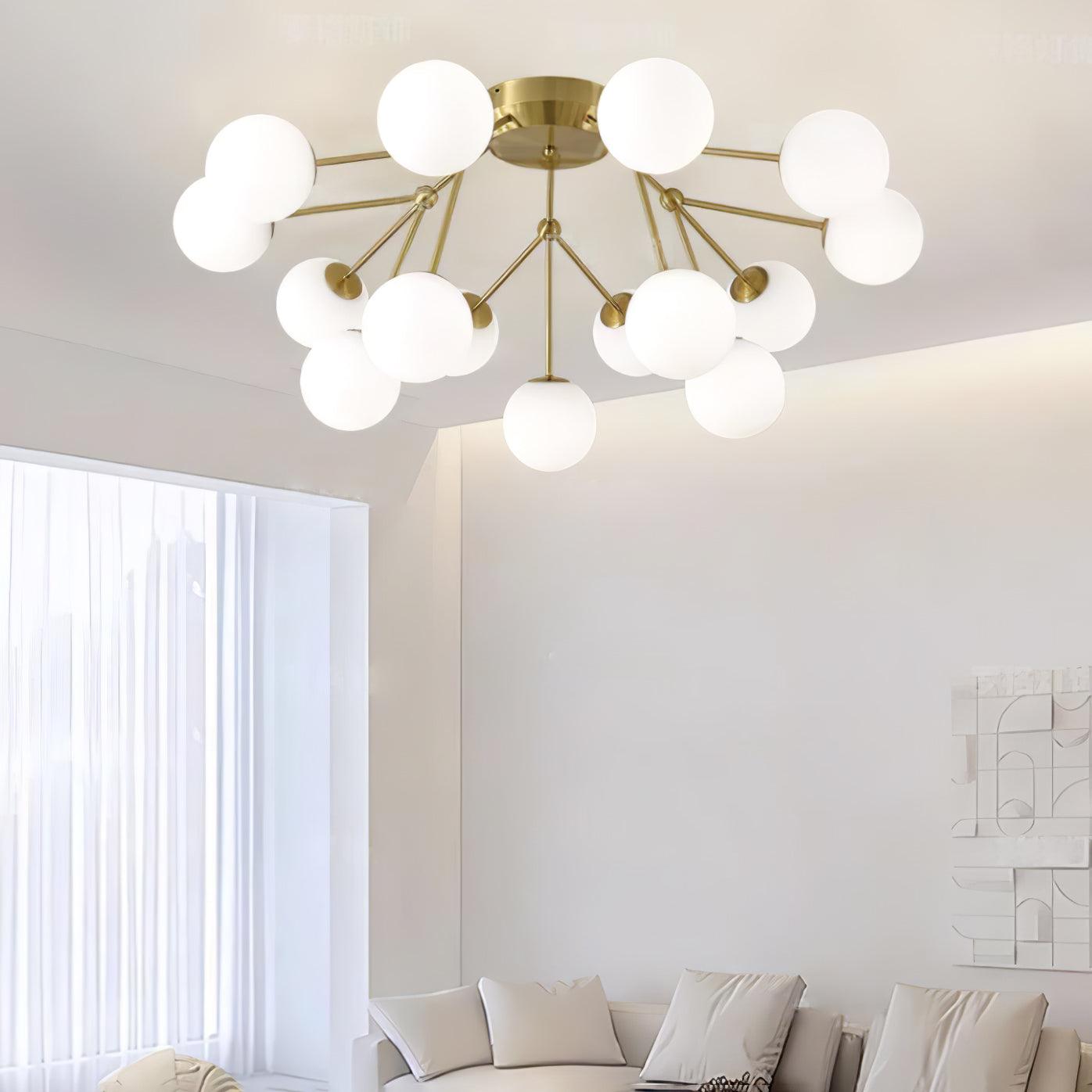 Glass Balls Cluster Ceiling-mounted light Ceiling Lamp