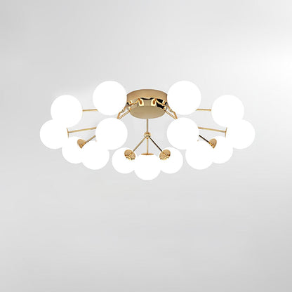 Glass Balls Cluster Ceiling-mounted light Ceiling Lamp