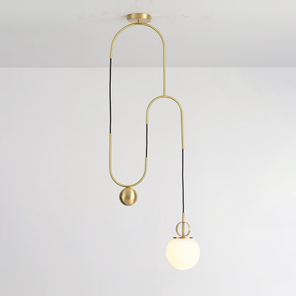 Glass Ball Droplight Pendant Lamp