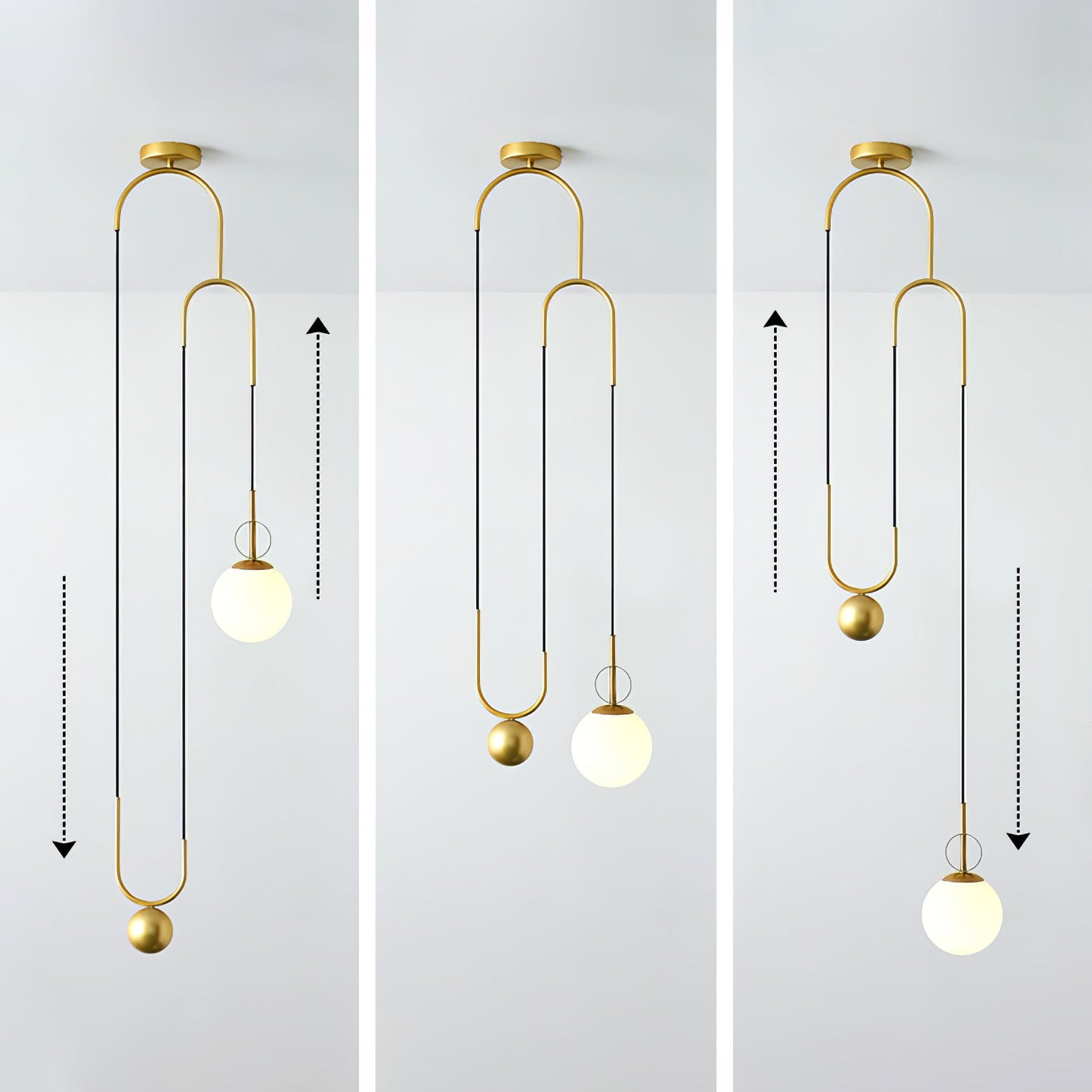 Glass Ball Droplight Pendant Lamp