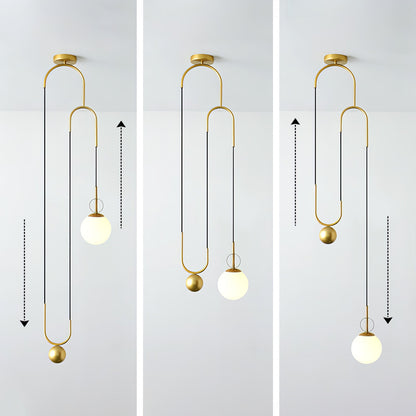 Glass Ball Droplight Pendant Lamp