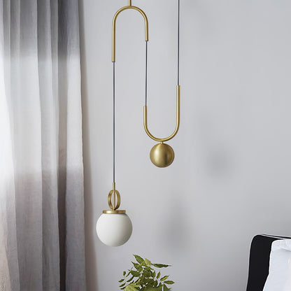 Glass Ball Droplight Pendant Lamp