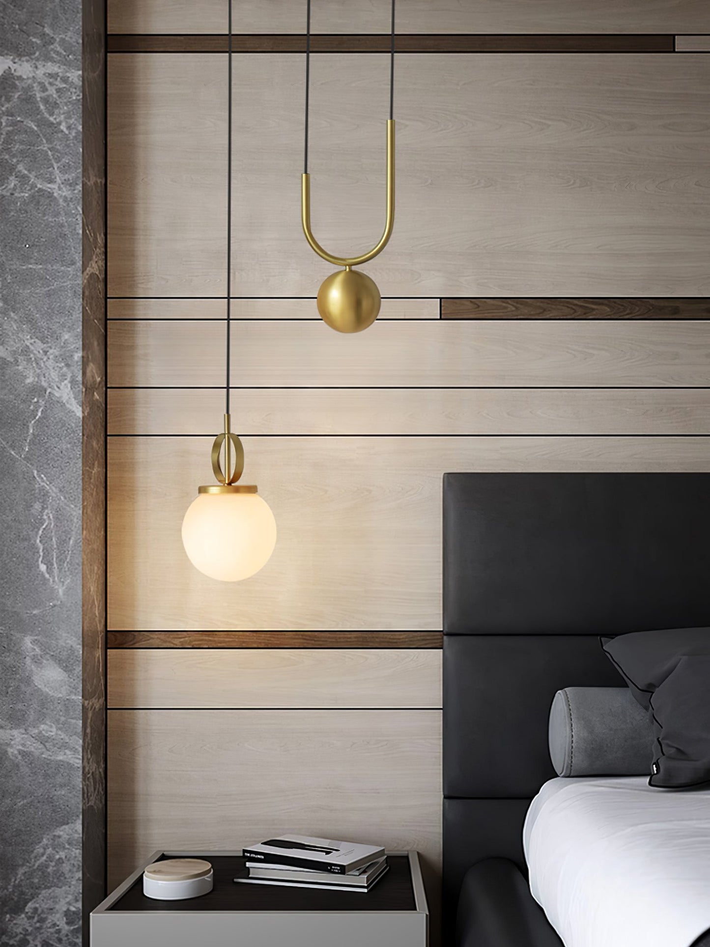 Glass Ball Droplight Pendant Lamp