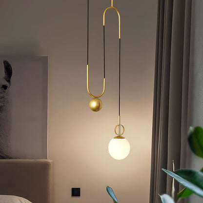 Glass Ball Droplight Pendant Lamp