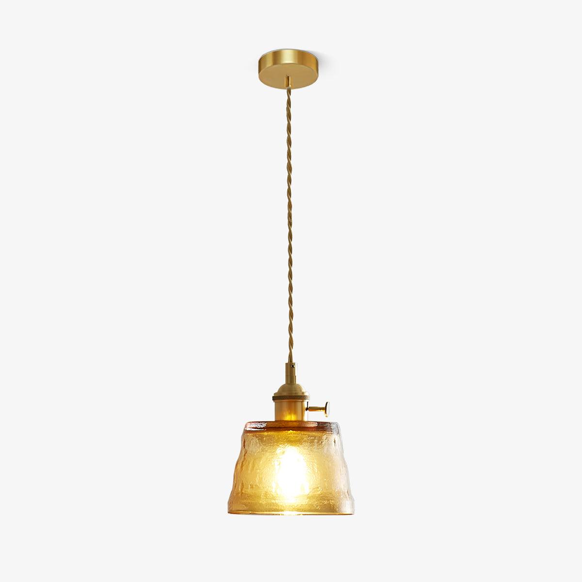 Glass Cup Droplight Pendant Lamp