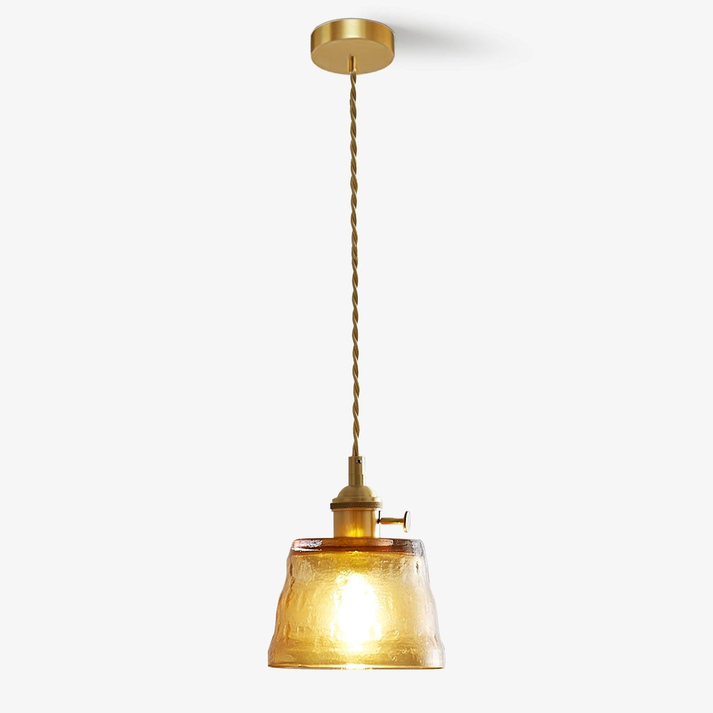 Glass Cup Droplight Pendant Lamp