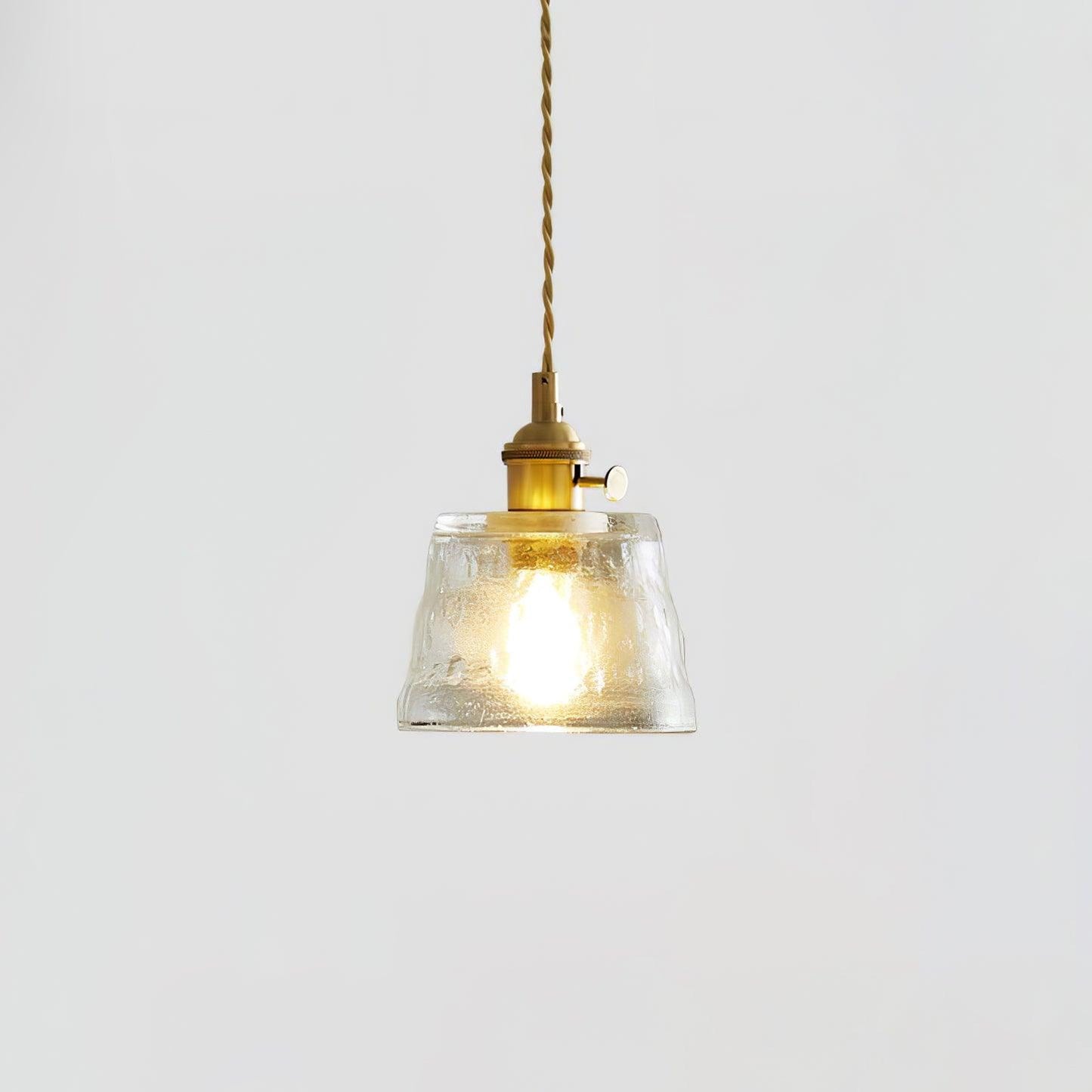 Glass Cup Droplight Pendant Lamp