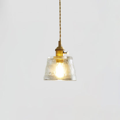 Glass Cup Droplight Pendant Lamp