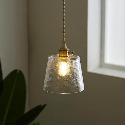 Glass Cup Droplight Pendant Lamp