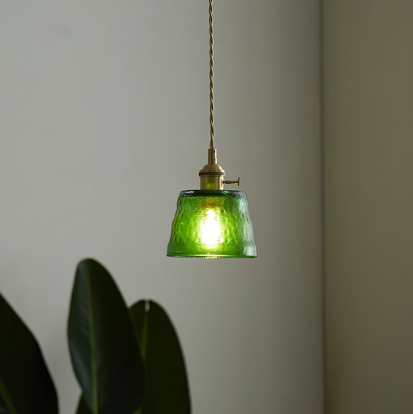 Glass Cup Droplight Pendant Lamp