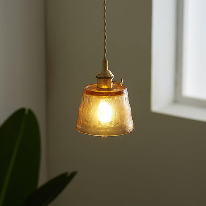 Glass Cup Droplight Pendant Lamp