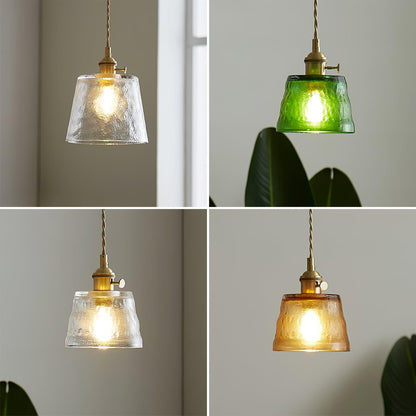 Glass Cup Droplight Pendant Lamp