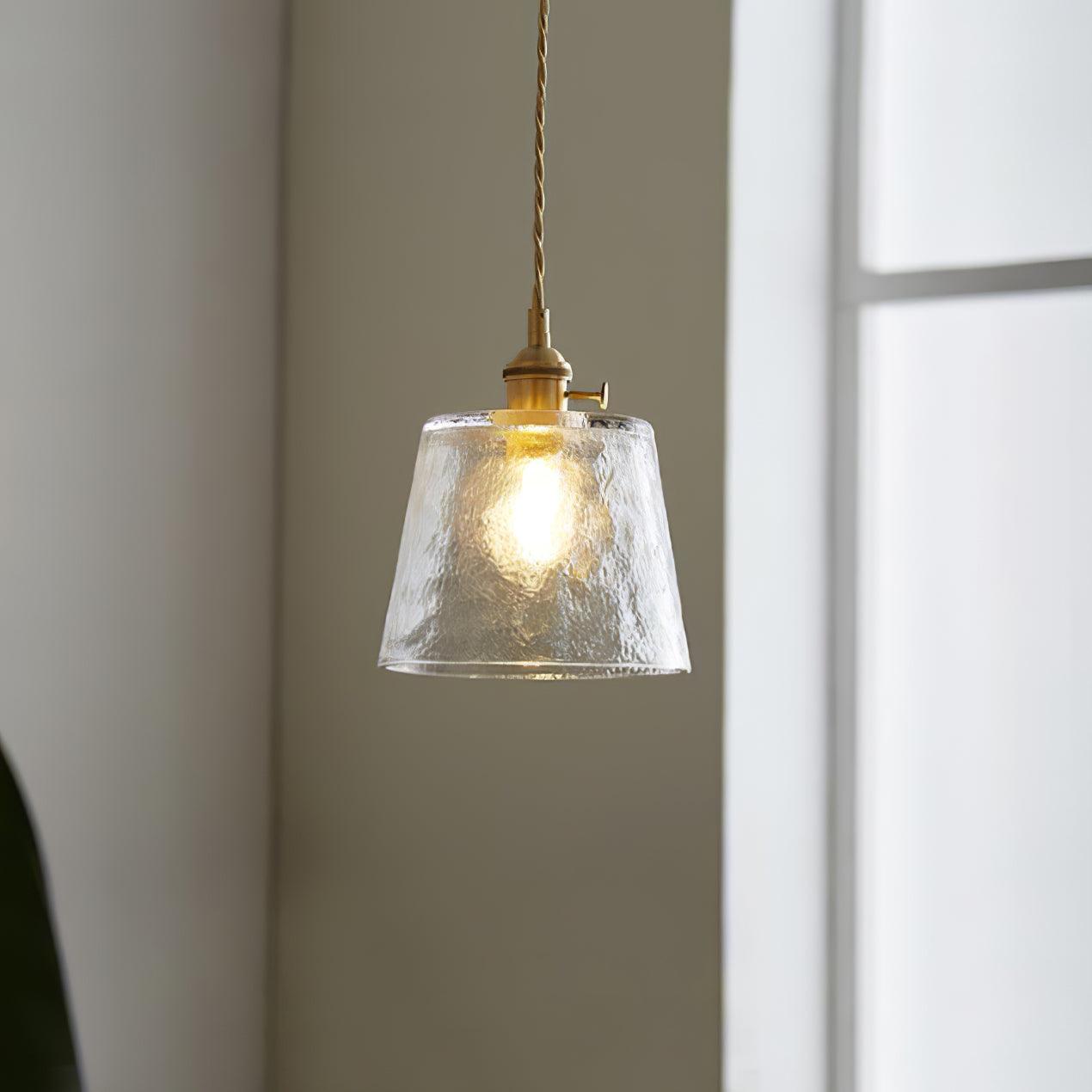 Glass Cup Droplight Pendant Lamp