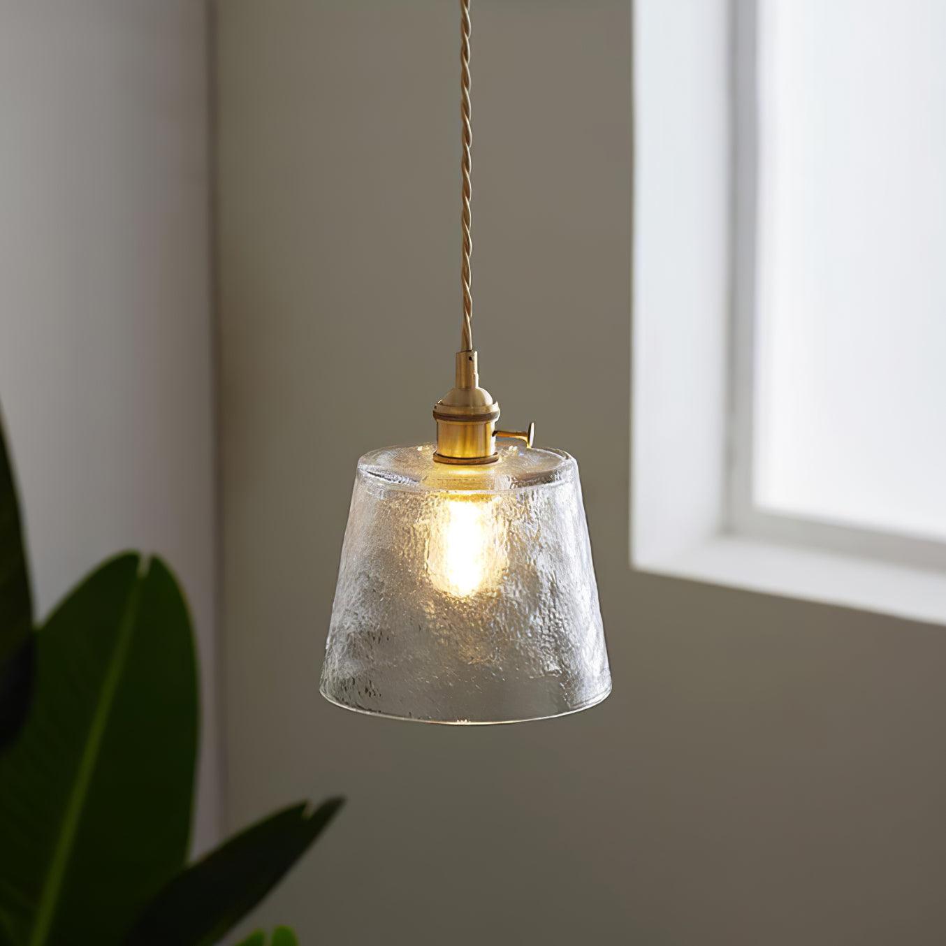 Glass Cup Droplight Pendant Lamp