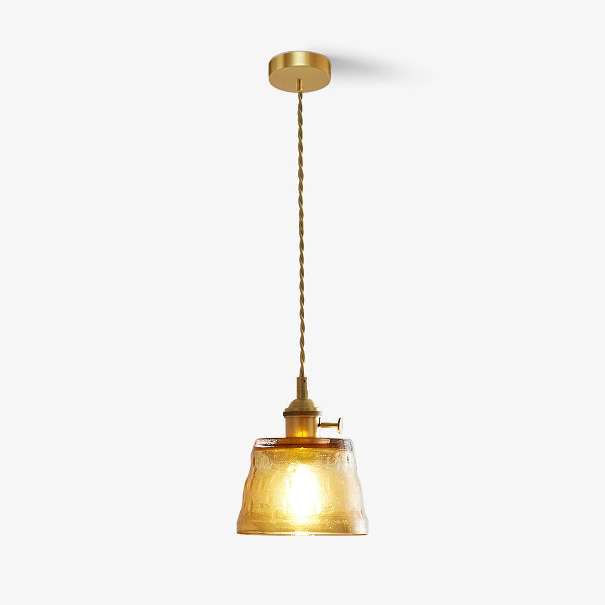 Glass Cup Droplight Pendant Lamp