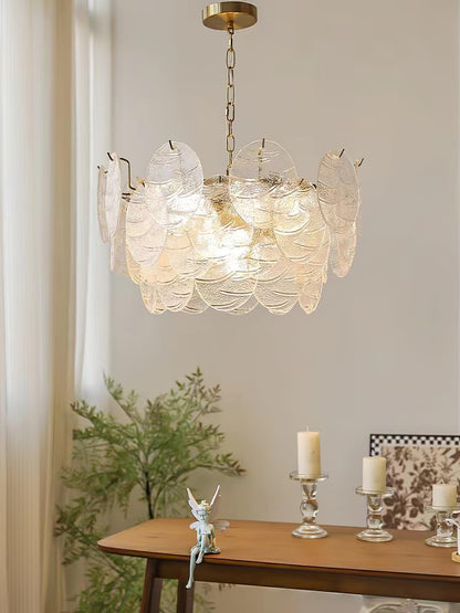 Glass Disc Ceiling fixture Chandelier