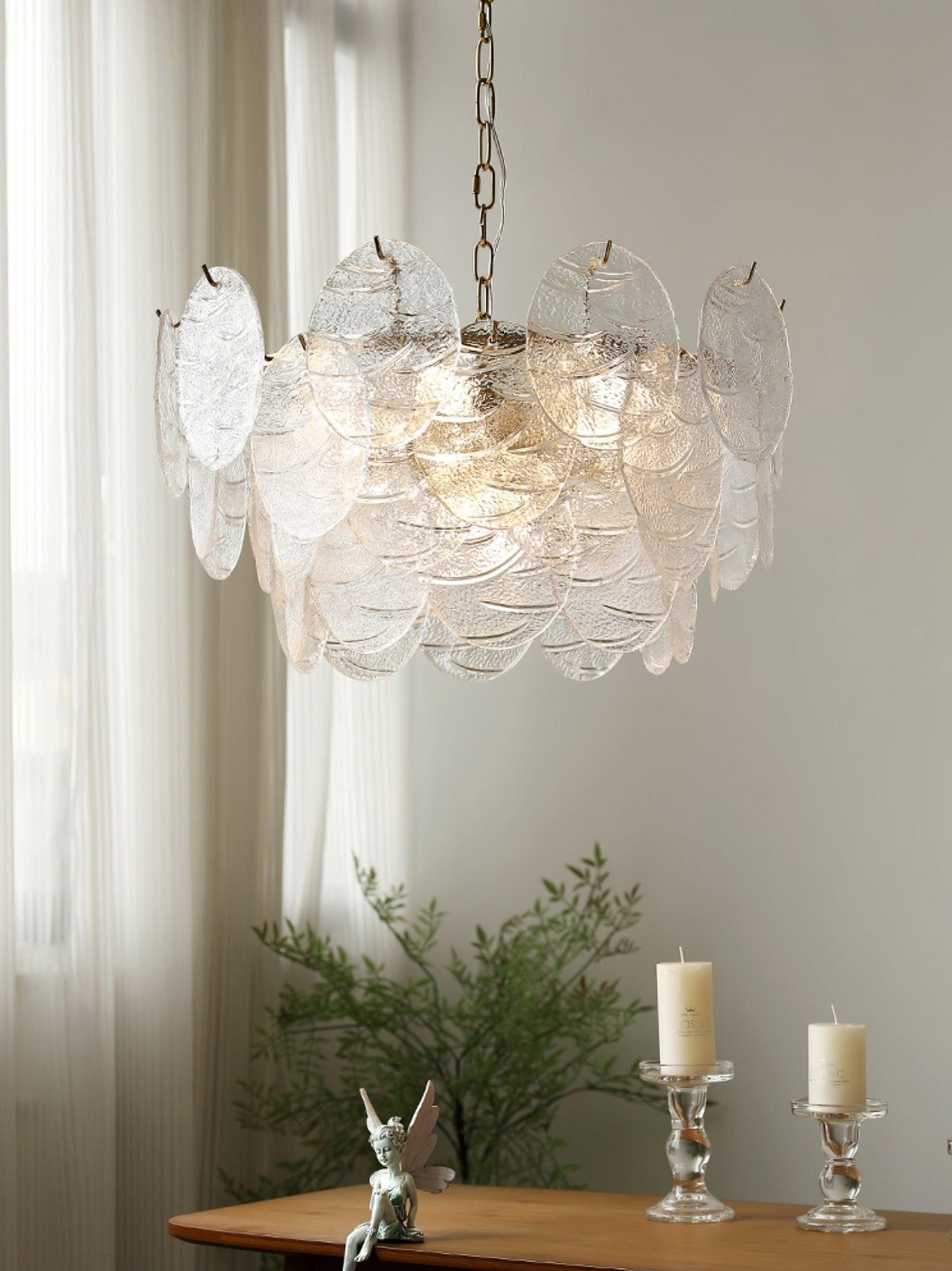 Glass Disc Ceiling fixture Chandelier