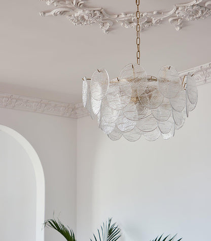 Glass Disc Ceiling fixture Chandelier