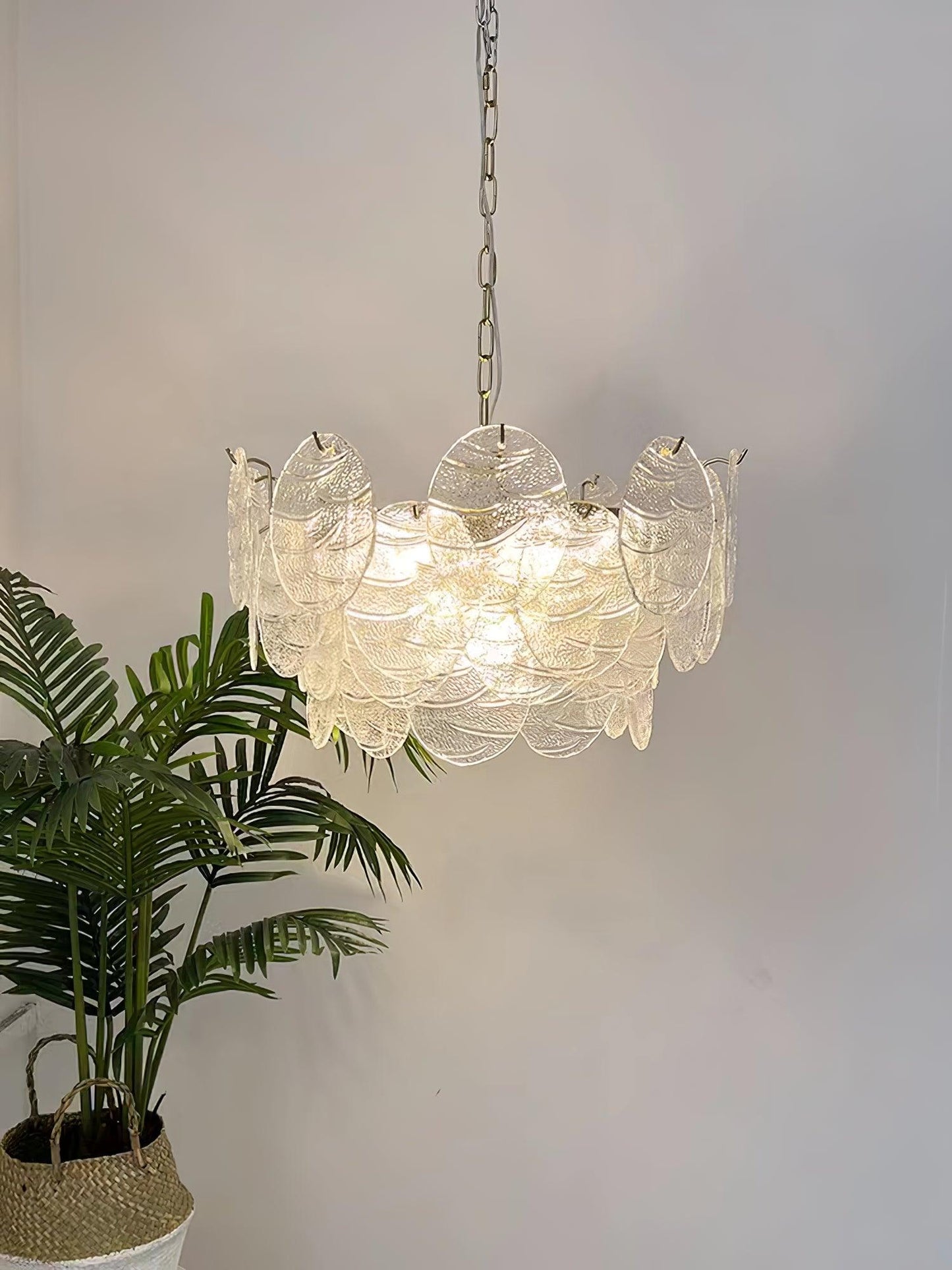 Glass Disc Ceiling fixture Chandelier