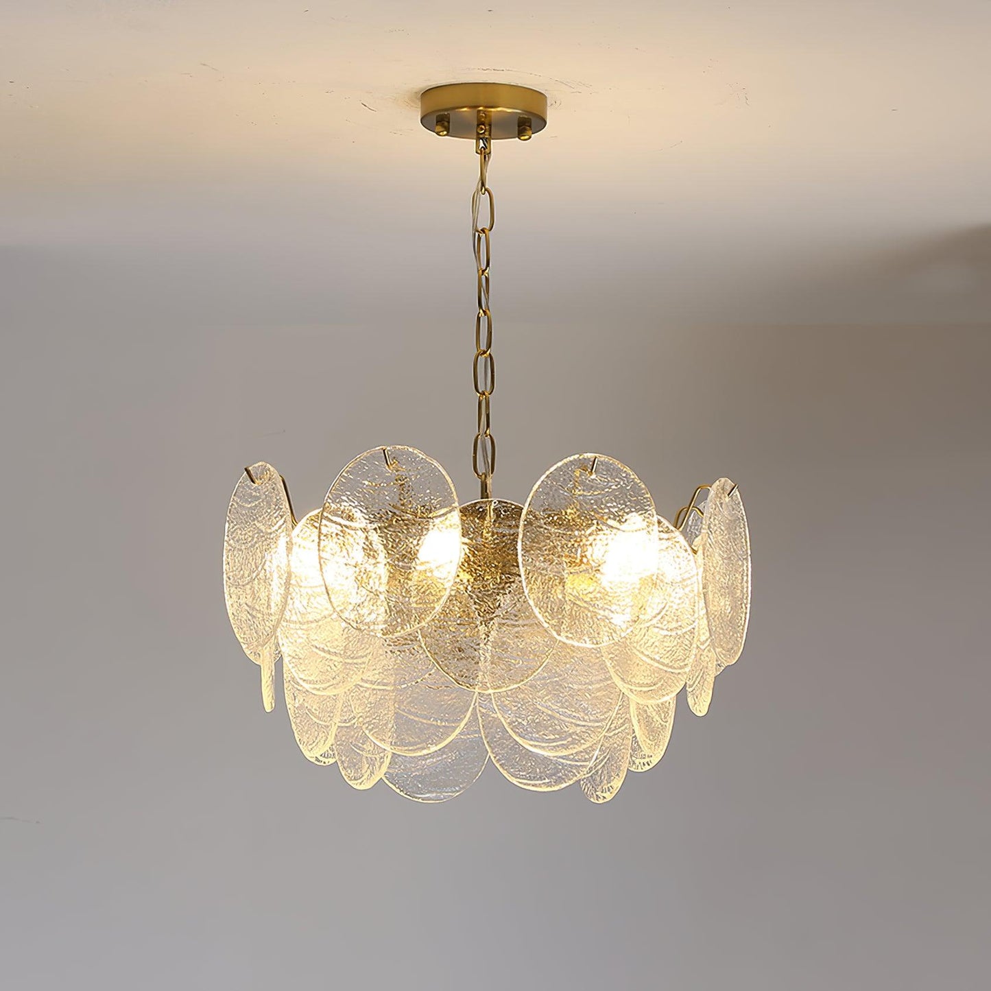 Glass Disc Ceiling fixture Chandelier