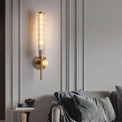 Glass Linear Brass Wall-mounted lamp Wall Light