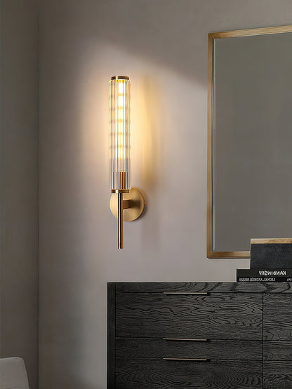 Glass Linear Brass Wall-mounted lamp Wall Light