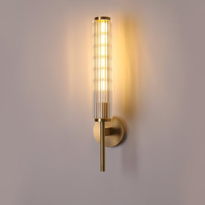 Glass Linear Brass Wall-mounted lamp Wall Light