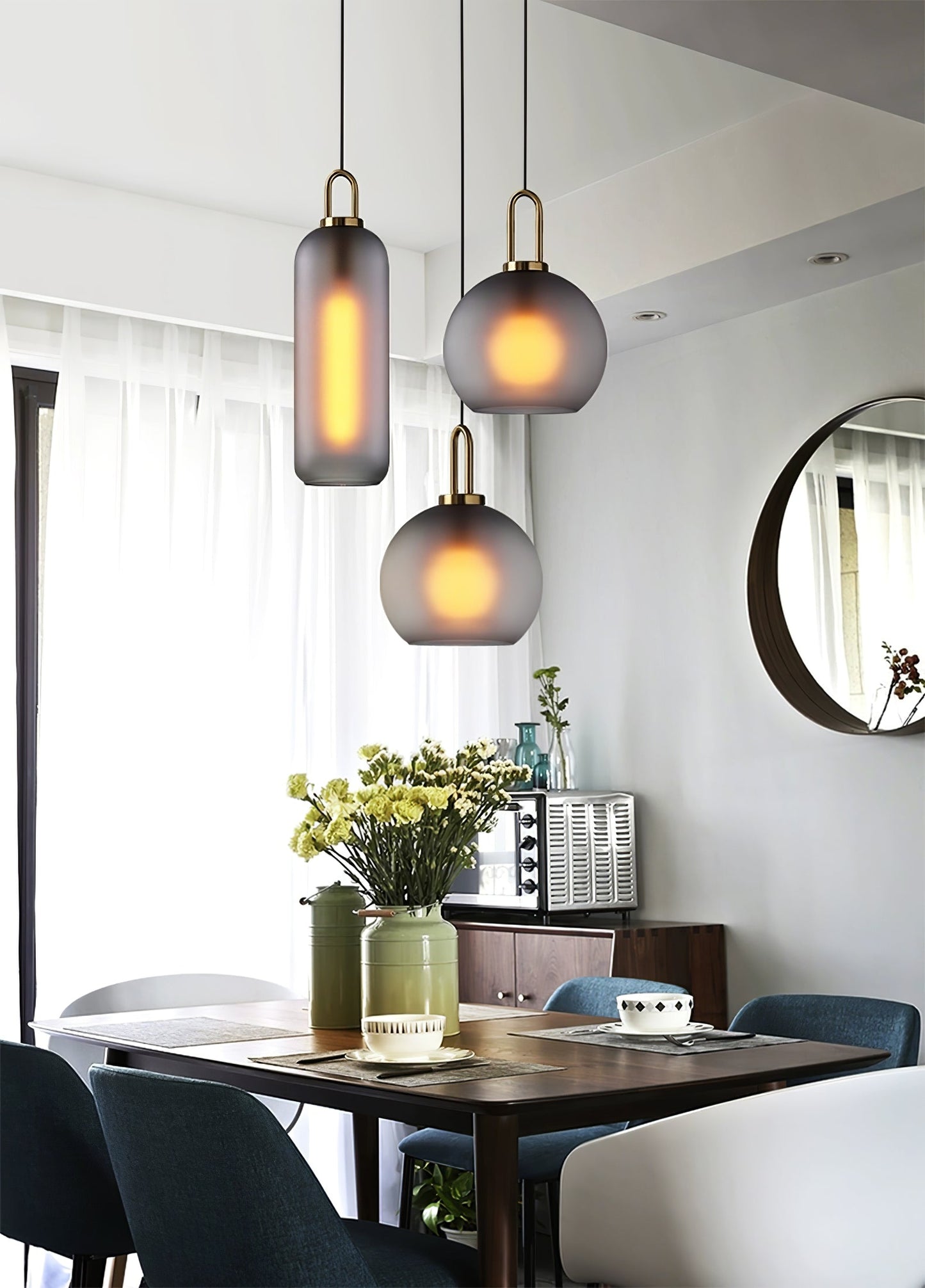 Pendulum Glass Houselight Pendant Lamp