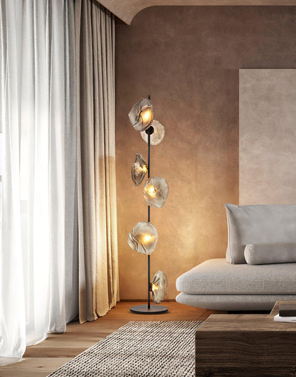 Glass Petals Free-standing Lamp Floor Lamp