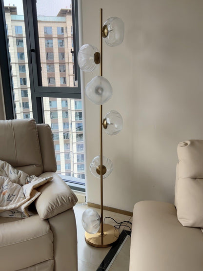 Glass Petals Free-standing Lamp Floor Lamp