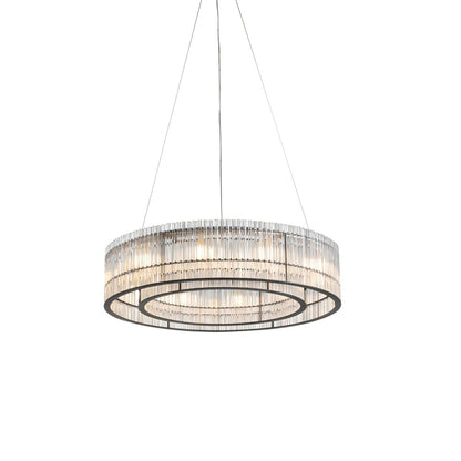 Glass Tube Ring Pendant light Chandelier