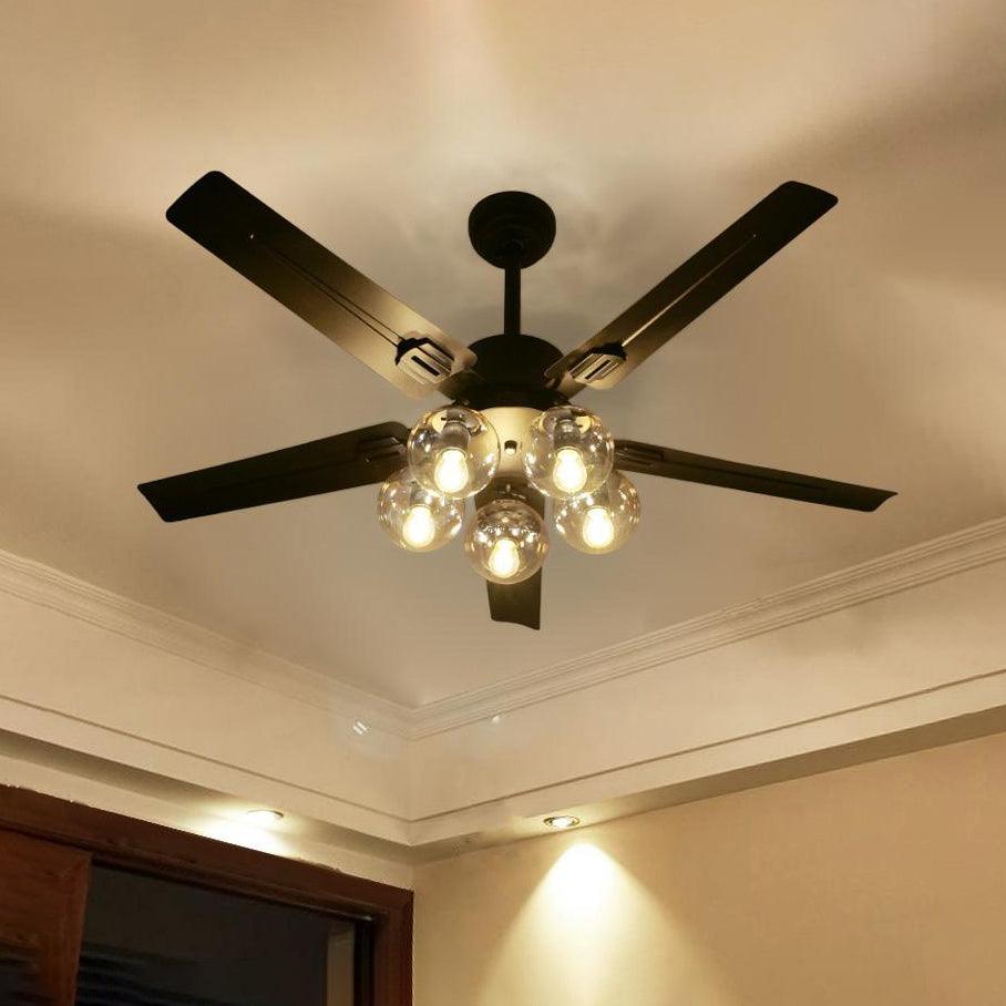 Black Vintage Overhead fixture Ceiling Fan