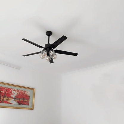 Black Vintage Overhead fixture Ceiling Fan