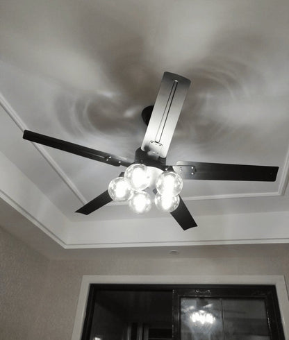 Black Vintage Overhead fixture Ceiling Fan