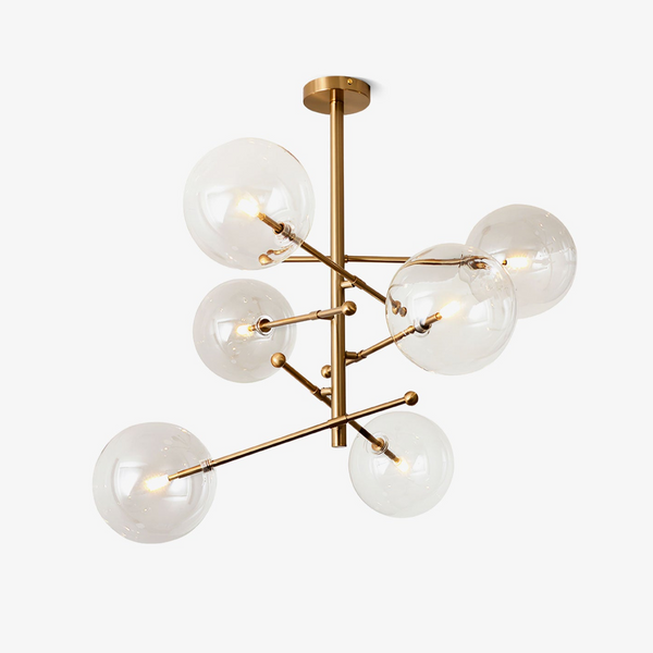 Glass Globe Mobile Ceiling fixture Chandelier