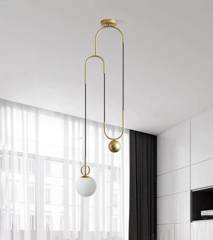 Glass Ball Droplight Pendant Lamp